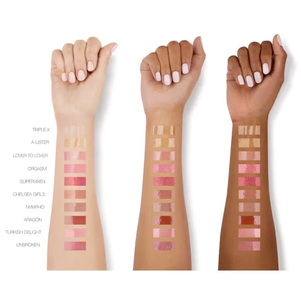 NEW NARS Afterglow Lip Shine Gloss in Nympho